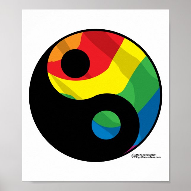 Poster LGBT Ying Yang (Frente)