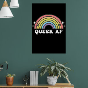 Poster LGBTQ Trans Bissexual LGBT Lésbica Orgulho gay da