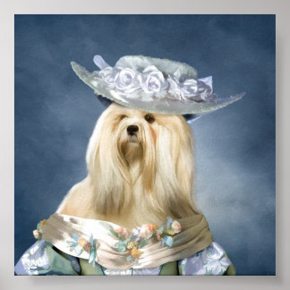 Pôster Lhasa Apso Baroness Print