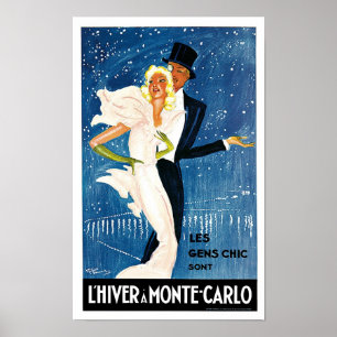 Pôster L'Hiver um Monte - um Carlo