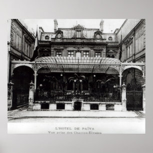 Pôster L'Hotel de Paiva no Champs-Elysee