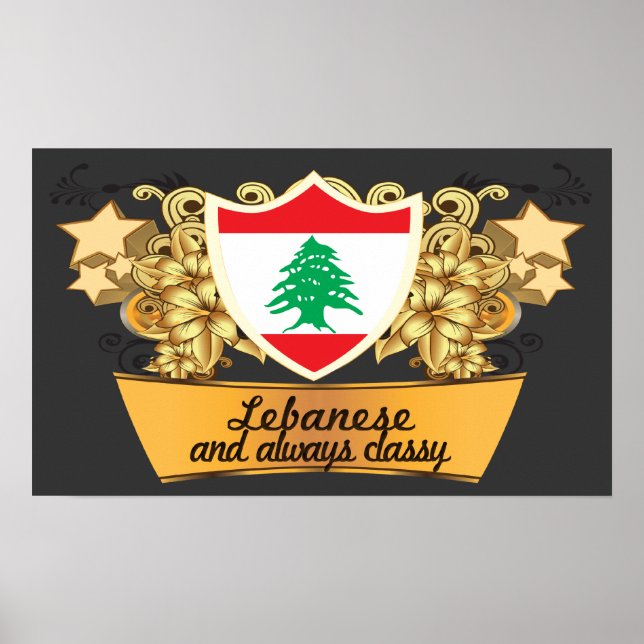 Poster Libanês clássico (Frente)