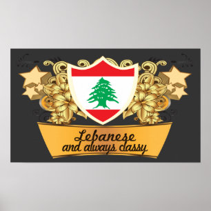Poster Libanês elegante