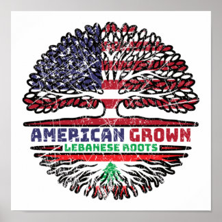 Poster Líbano Libanês EUA EUA EUA Estados Unidos
