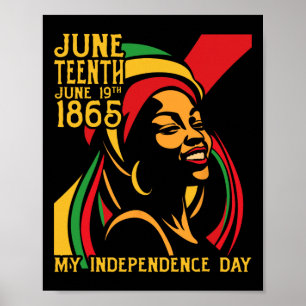 Poster Liberdade 18 de junho de 1865 Dia da Independência
