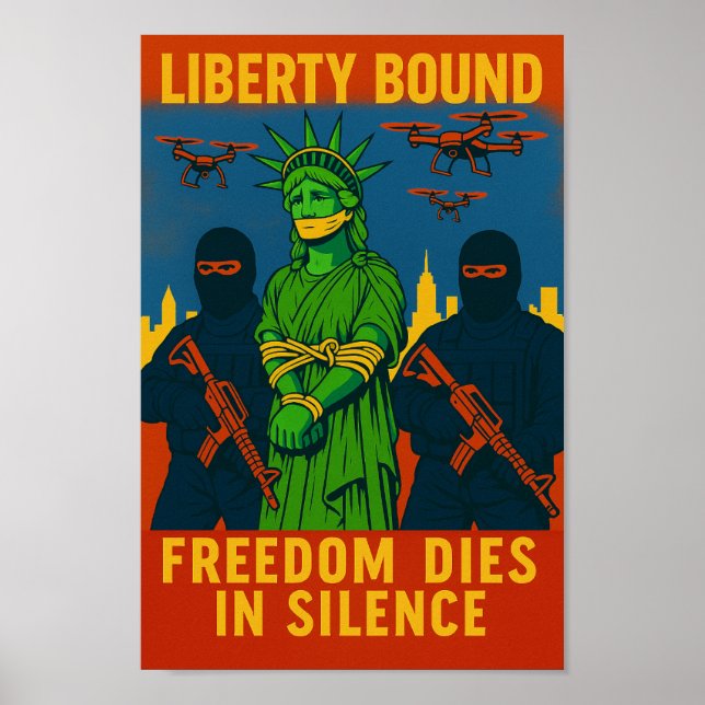 Poster Liberdade Amarrada - Cartaz (Frente)