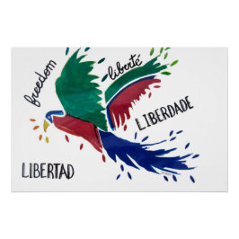 Pôster Liberdade Arara