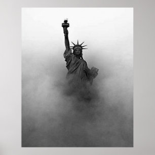 Poster Liberdade de New York América EUA da estátua da