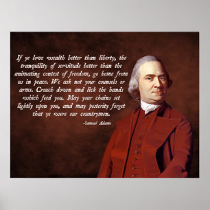 Poster Liberdade de Samuel Adams