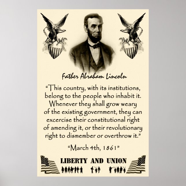 Poster Liberdade E União (Frente)