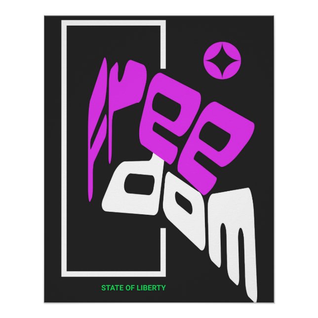 Pôster Liberdade - Estado de Liberdade (Frente)