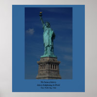 Liberdade iluminando o mundo - Estátua da Liberdad