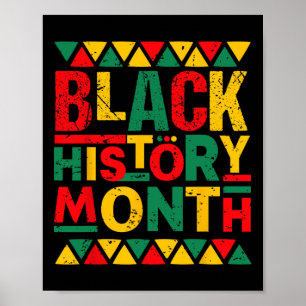 Poster Liberdade Melanina Preto Orgulhoso Africano Histór