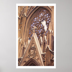Pôster "Libere" a pomba em trabalhos de arte da igreja