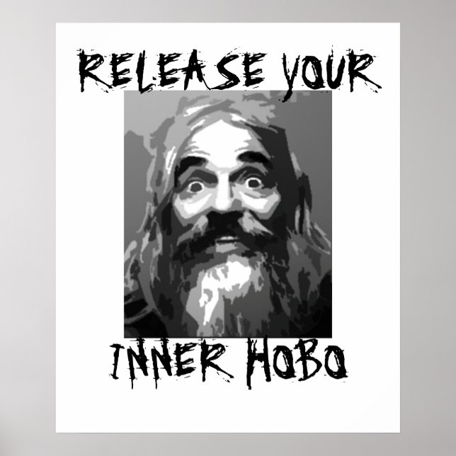 Pôster Libere seu Hobo interior (Frente)