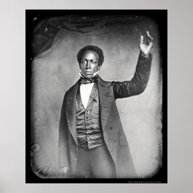 Pôster Liberian Ed J Roye Daguerreotype 1856 (Frente)