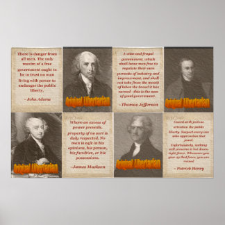 Pôster Libertarians originais