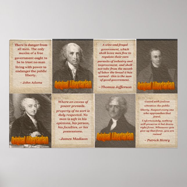 Pôster Libertarians originais (Frente)