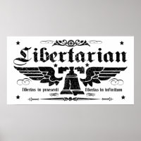 Poster Libertário "Liberdade Agora, Liberdade para