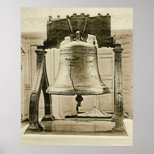 Pôster Liberty Bell na independência Salão 1901