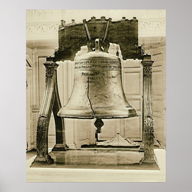 Pôster Liberty Bell no Independence Hall 1901 (Frente)
