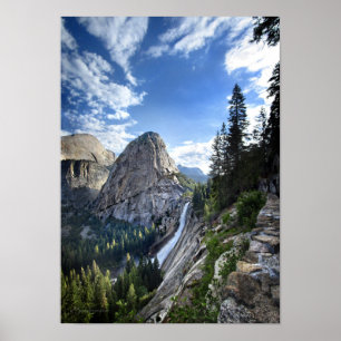 Pôster Liberty Boné e Nevada Fall - John Muir Trail