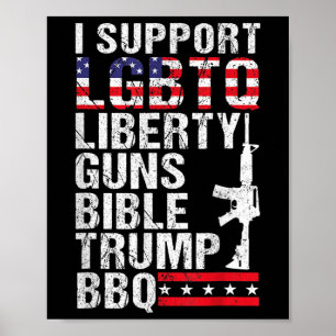 Poster Liberty Guns Bíblia Churrasco