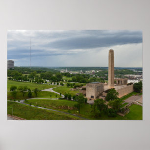 Poster Liberty Memorial & BMA Building, Kansas City, MO