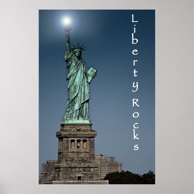 Poster Liberty Rocks (Frente)