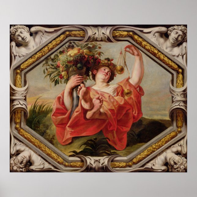 Poster Libra, dos Sinais do Zodíaco (Frente)