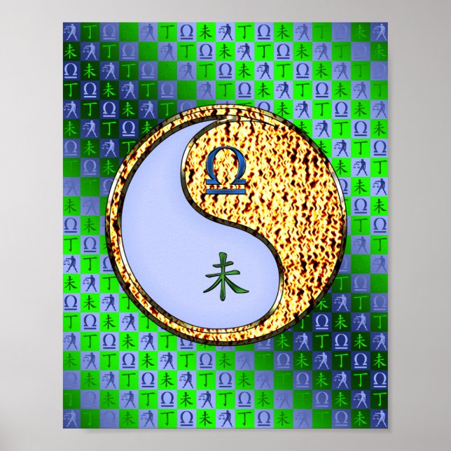 Poster Libra e Cabra Fogo (Frente)