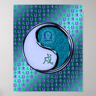 Poster Libra e Cão de Água