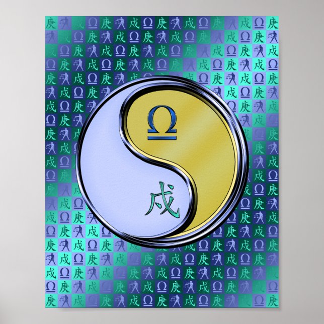 Poster Libra e Cão Metálico (Frente)