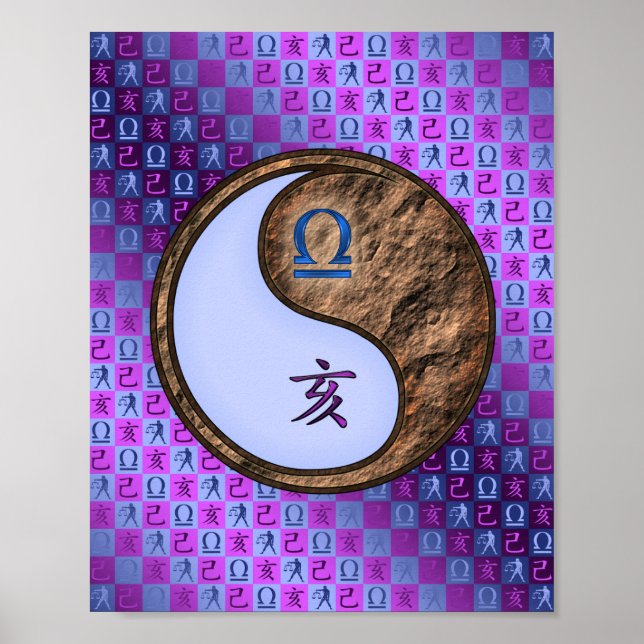 Poster Libra e Earth Boar (Frente)