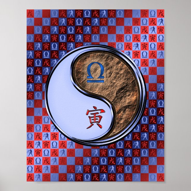 Poster Libra e Earth Tiger (Frente)