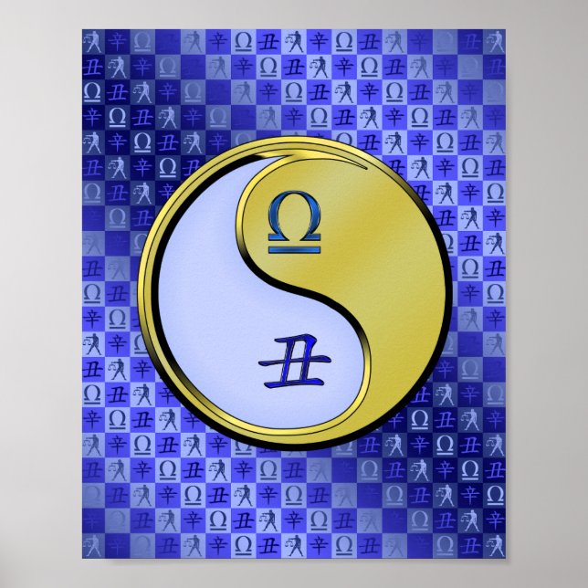 Poster Libra e metal Ox (Frente)