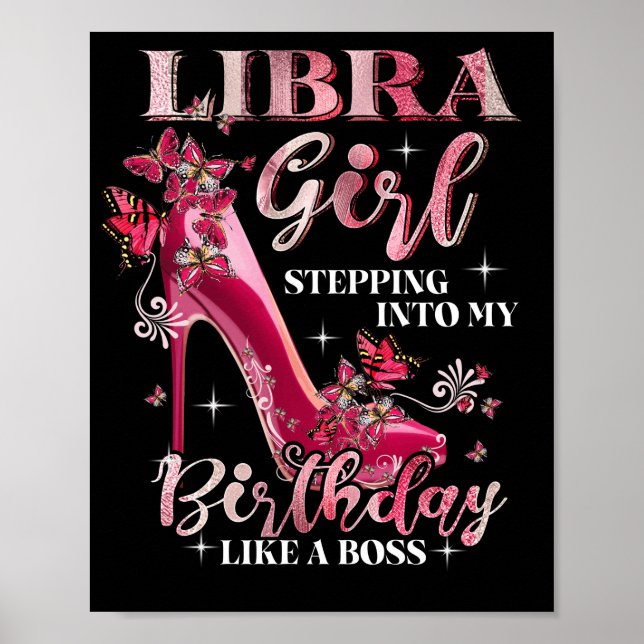 Poster Libra Garota Entrando No Meu Aniversário Como Um C (Frente)