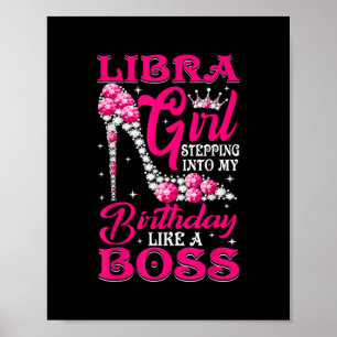 Poster Libra Rapariga A Entrar No Meu Aniversário De Alto