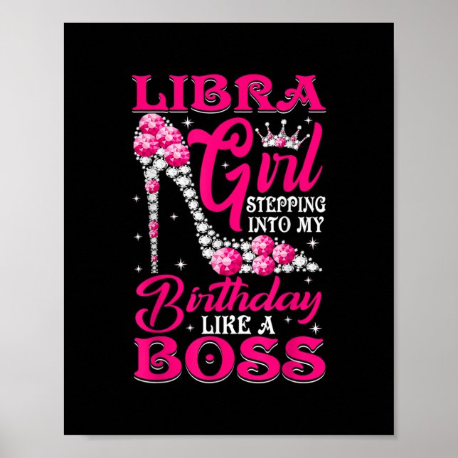 Poster Libra Rapariga A Entrar No Meu Aniversário De Alto (Frente)