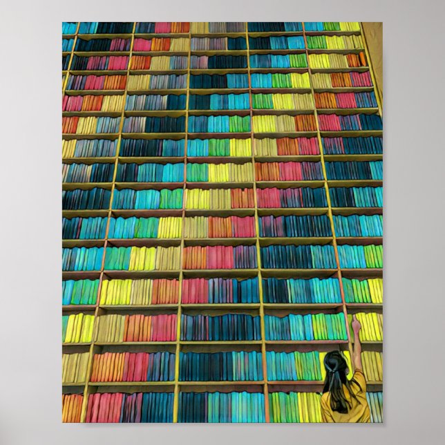 Poster Library Lovers Gift (Frente)