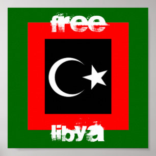 POSTER LIBYA LIVRE