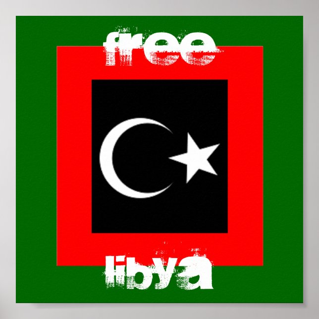 POSTER LIBYA LIVRE (Frente)