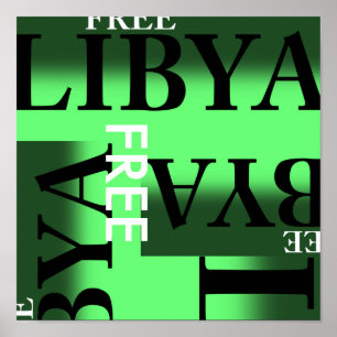 POSTER LIBYA LIVRE