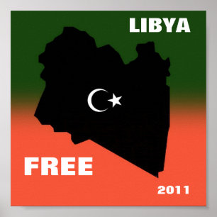 PÔSTER LIBYA LIVRE 2011
