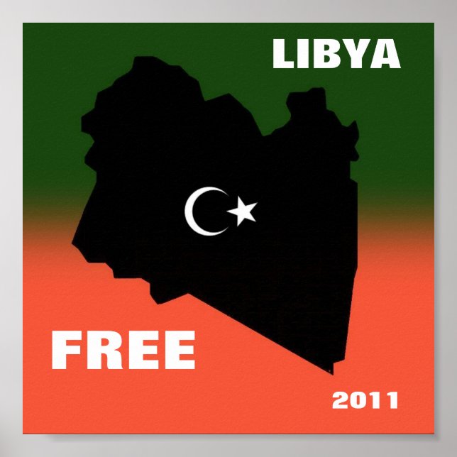PÔSTER LIBYA LIVRE 2011 (Frente)