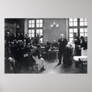 Poster Lição com o Doutor Charcot no Salpetriere