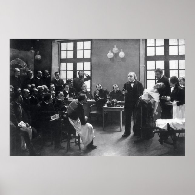 Poster Lição com o Doutor Charcot no Salpetriere (Frente)