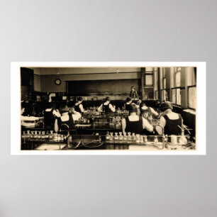 Pôster Lição da ciência na escola secundária de Londr