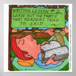 Pôster Lição de escrevendo nº 2