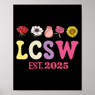 Poster Licenciado Para Graduação Lcsw Est 2025